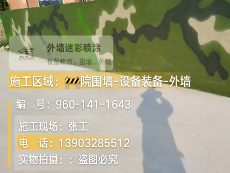北辰 迷彩漆喷涂价格（按平方米计费）